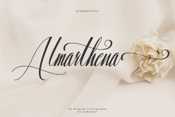 Almarthena: A Script Typeface for Modern Web Design