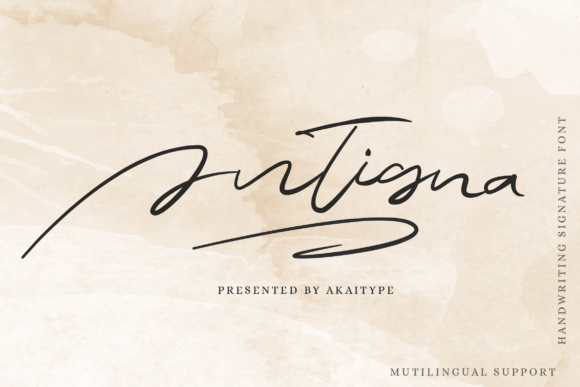 Antigna: A Graceful Script Font for Modern Web Design