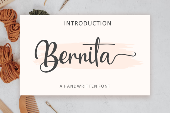 Bernita: The Script Font That Elevates Your Brand Identity