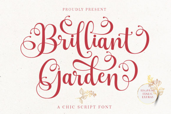 Brilliant Garden Font: Elevating Web Design with Elegant Script