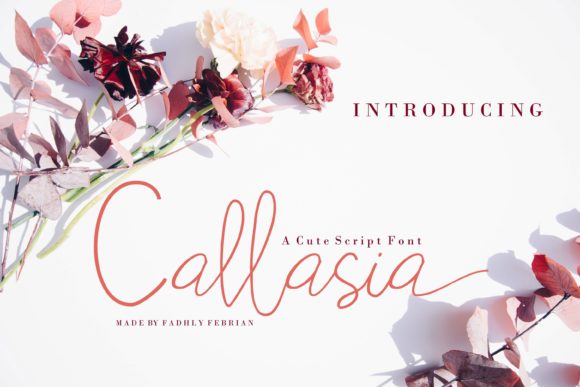 Callasia: A Script Typeface for Modern Web Design
