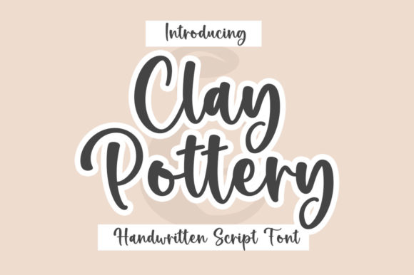 Clay Pottery Font: Elevate Your Handmade Brand