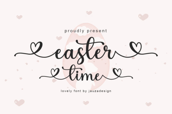 Designing with Easter Time: A Delicate Script Font for Editorial Projects