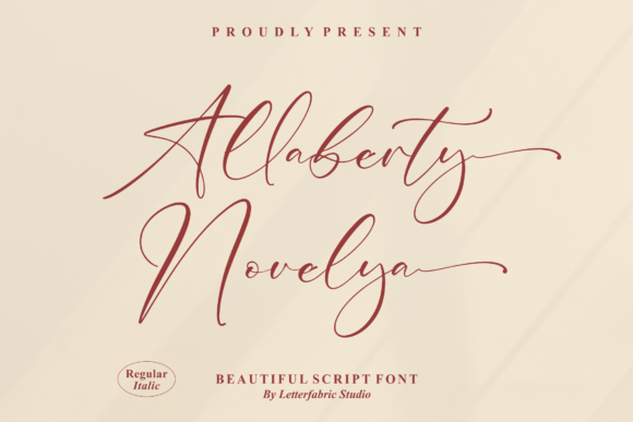 Elevate Web Design with Allaberty Novelya Script Font