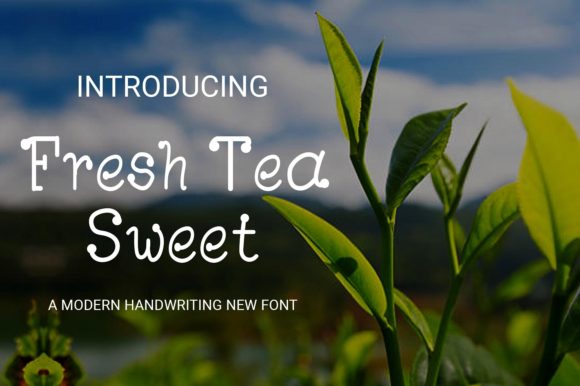 Fresh Tea Sweet: A Script Font for Modern Web Design