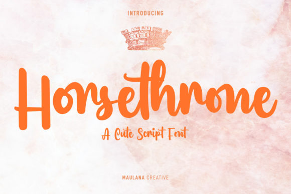 Horsethrone: A Stylish Script Font for Editorial Design