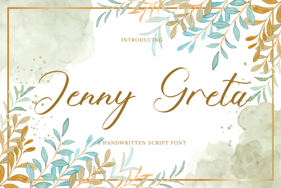 Jenny Greta: The Script Font for Scroll-Stopping Campaigns