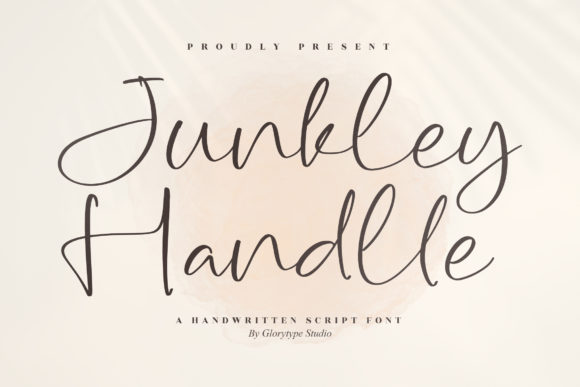 Junkley Handlle: A Romantic Script Font for Brand Identity