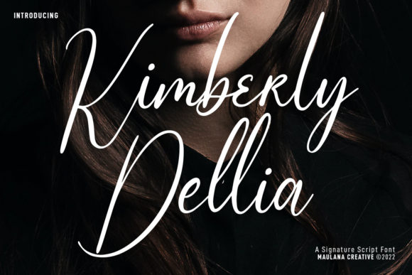 Kimberly Dellia: A Charming Script Font for Handmade Brands