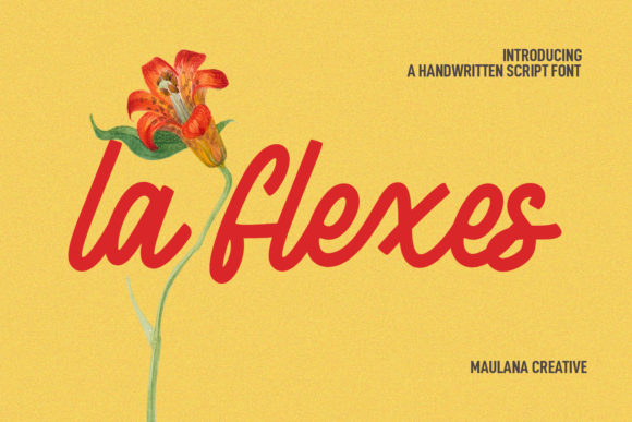 La Flexes Font Review: Elegant Script for Branding