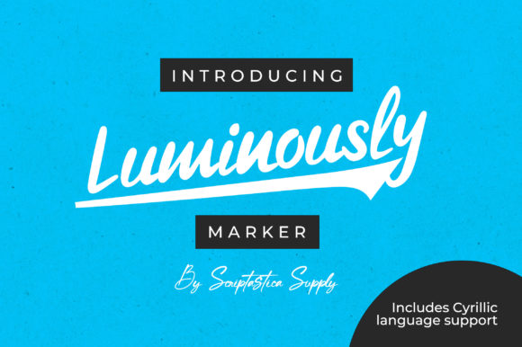Luminously: A Refined Script Typeface for Editorial Design