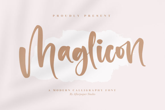 Maglicon: A Paint-Brushed Script Font for Bold Branding