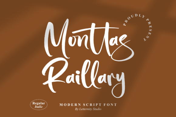 Monttas Raillary: A Script Font for Handmade Brands