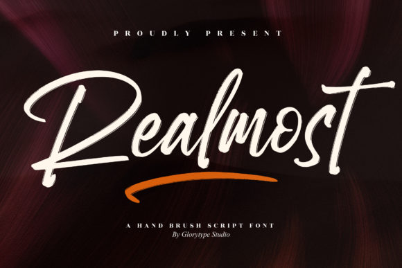 Realmost: A Hand Brush Script Font for Editorial Design