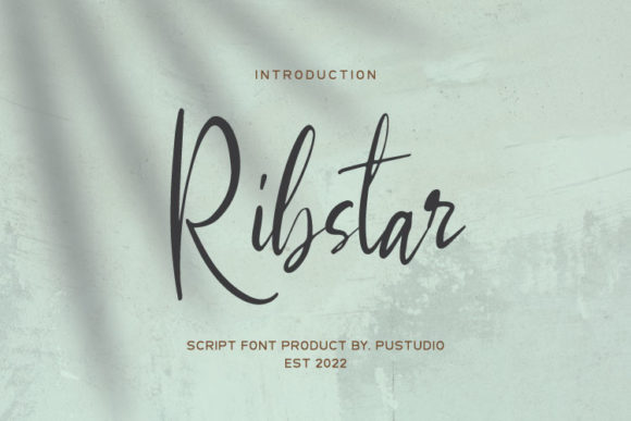 Ribstar: A Playful Script Font for Modern Web Design