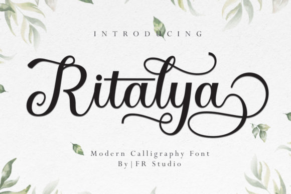 Ritalya: A Stylish Script Font for Modern Web Design