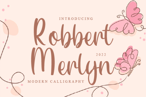 Robbert Merlyn: A Playful Script Font for Web Design