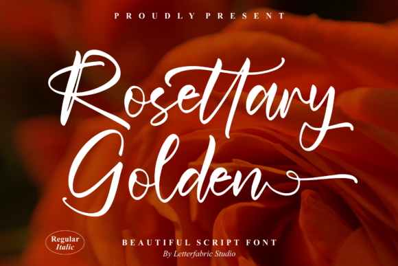 Rosettary Golden: A Script Font for Professional Branding