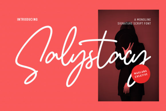 Salystacy: A Modern Script Font for Web Design