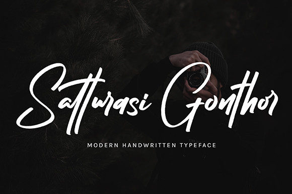 Satturasi Gonthor: A Graceful Script Font for Branding