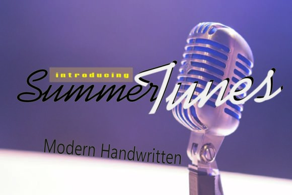 Summer Tunes: The Script Font That Elevates Your Brand