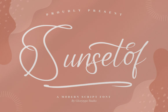Sunsetof: The Script Font That Elevates Your Brand Identity