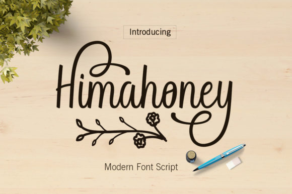 Why Himahoney Is the Script Font Your Brand Needs